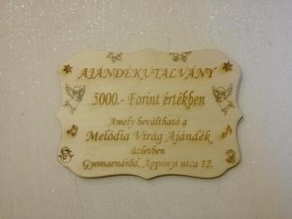 Ajándékutalvány, kicsit másképp