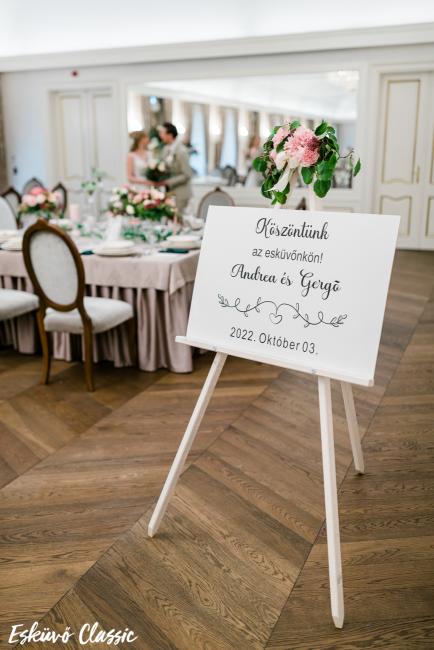 Esküvő Classic Magazin fotózás Almássy Kastély