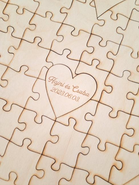 Puzzle vendégkönyv