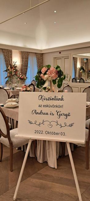Köszöntő tábla